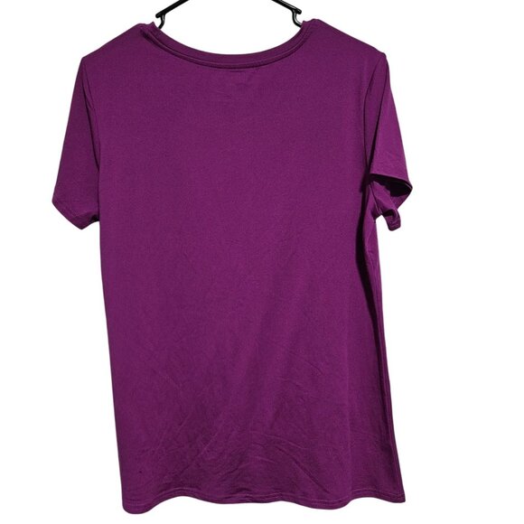 Amazon Essentials Purple T-Shirt Womens Size Large Short-Sleeve Crewneck Tee - Picture 2 of 6